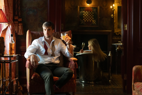 Luxurious suite at The Witchery with ornate furnishings and warm ambient lighting