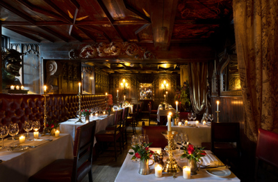 The Restaurant at The Witchery in Edinburgh