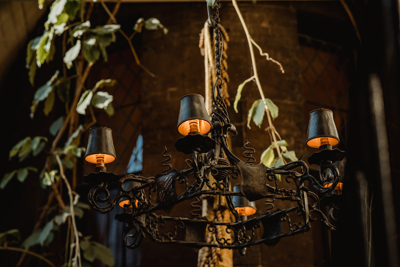 Decor in the Secret Garden in The Witchery