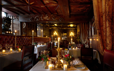 Wide shot of The Witchery in Edinburgh