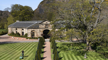 Gardener hard at work