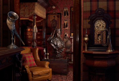 Sitting area of the Inner Sanctum Suite at The Witchery