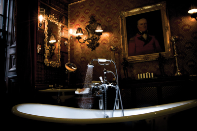Bathroom in the Old Rectory Suite at The Witchery