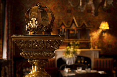 Decor in The Vestry at The Witchery