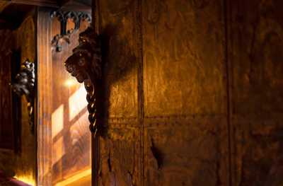 Decor of the Restaurant at The Witchery