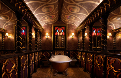 Bathroom in The Heriot Suite at The Witchery
